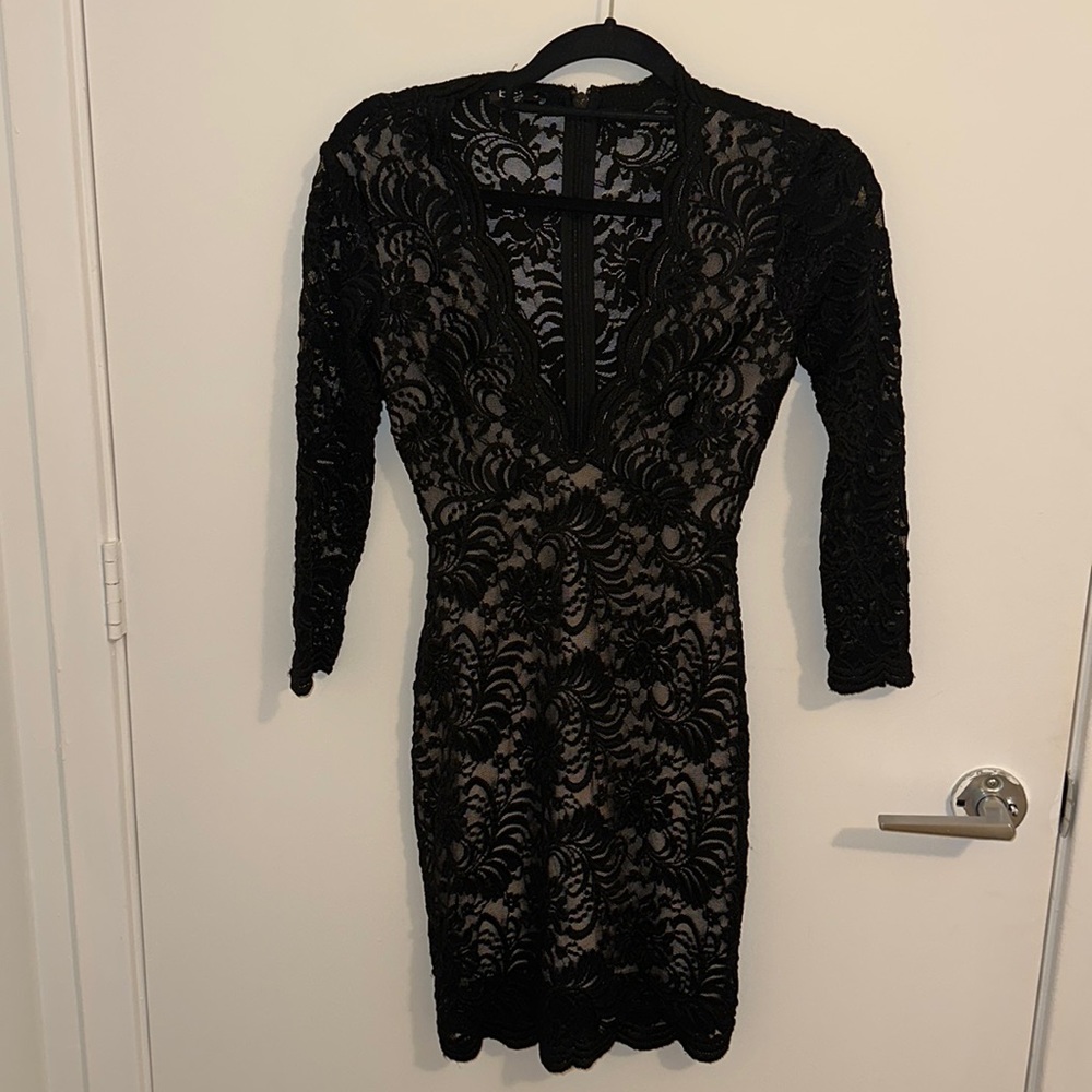 Black Bebe Mini Dress